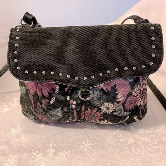 Sakroots Crossbody Handbag Textile Floral Print NWOT Gorgeous - Picture 1 of 6